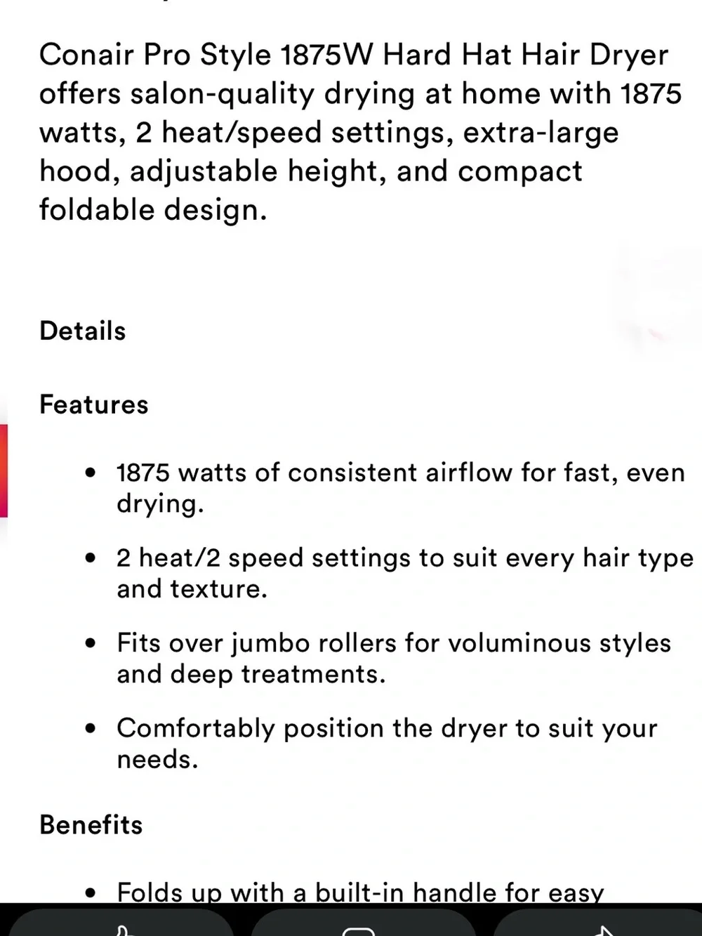 New Conair Pro Style 1875